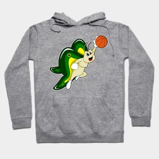 Butterfly at Basketball Sports Hoodie